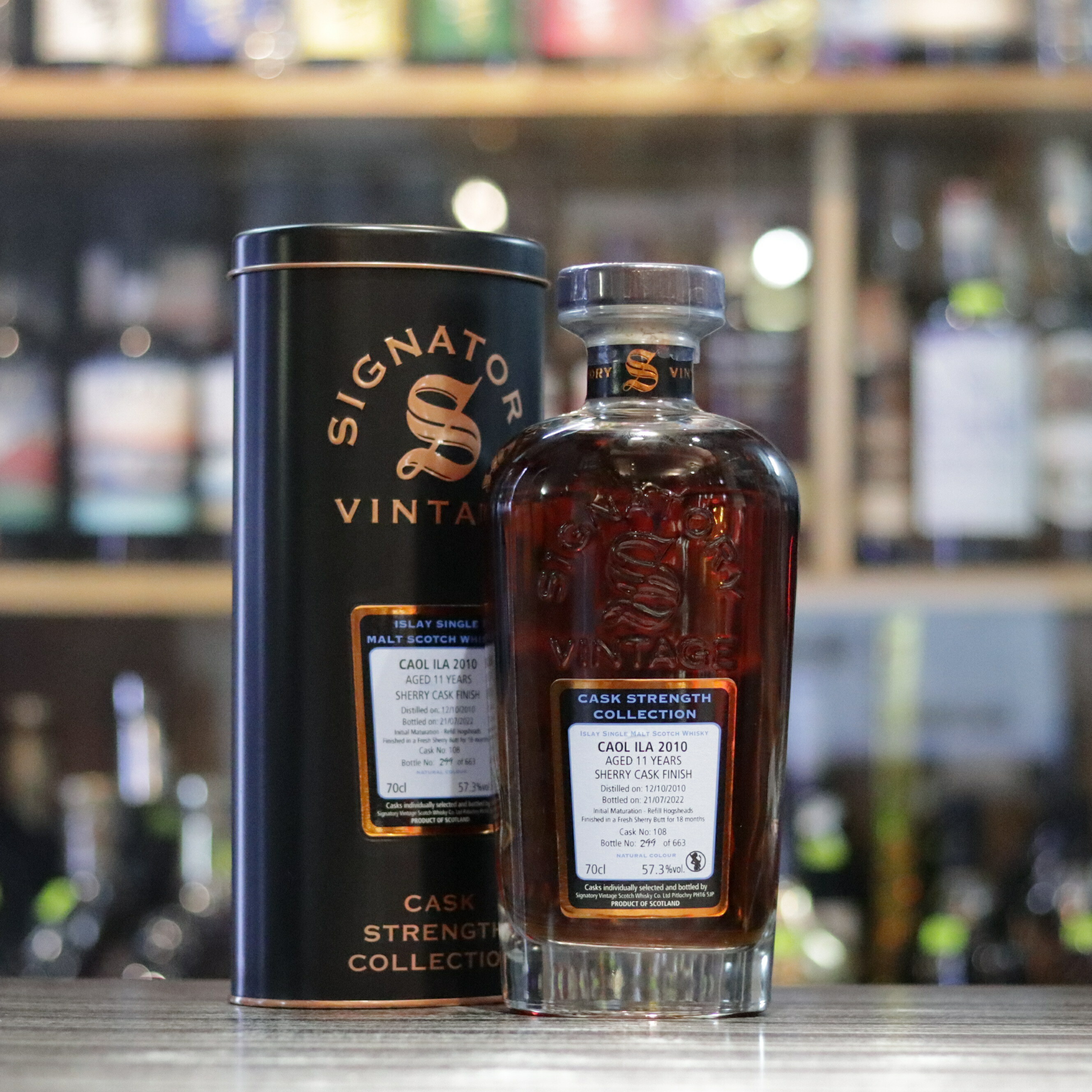 Signatory Caol Ila 2010 11YO Sherry Cask Finish #108 - 70cl/57.3%
