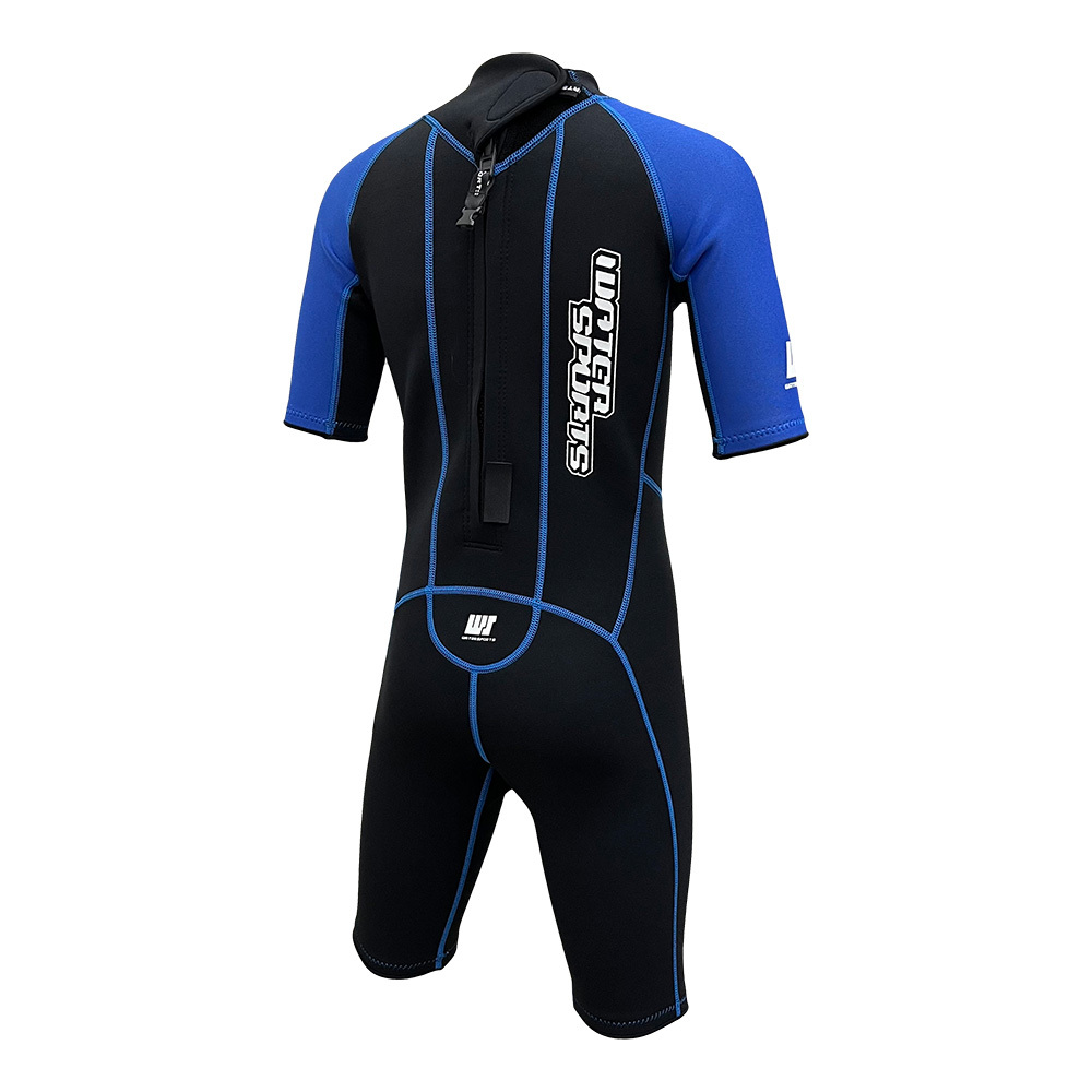 2mm 兒童 SCR 游泳連身保暖衣 - 藍