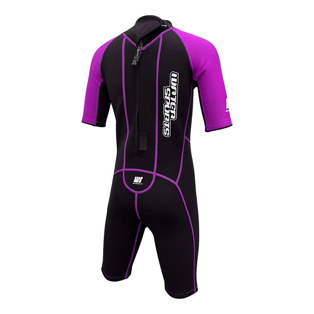 2mm 兒童 SCR 游泳連身保暖衣 - 粉紅