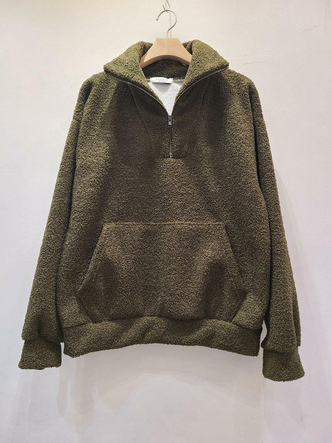 淨色反領絨毛衛衣 GAMBLE-027T