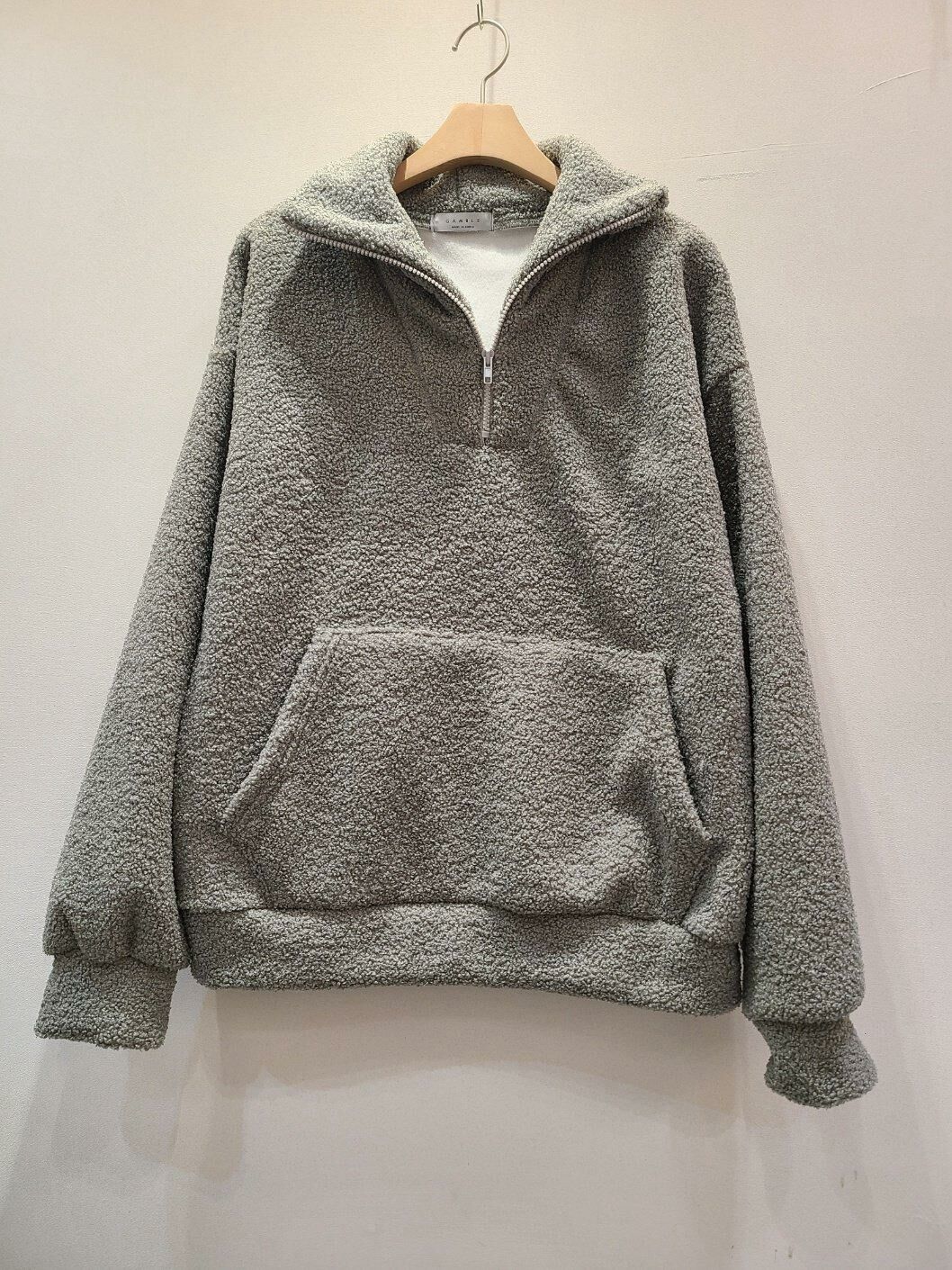 淨色反領絨毛衛衣 GAMBLE-027T