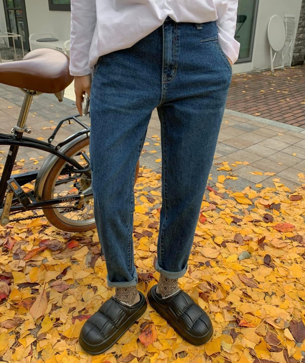 ᴴᴼᵀ ▸▸店長推薦◃◃ 秋冬新款/口袋壓線男友褲 MANIFEST正韓🇰🇷