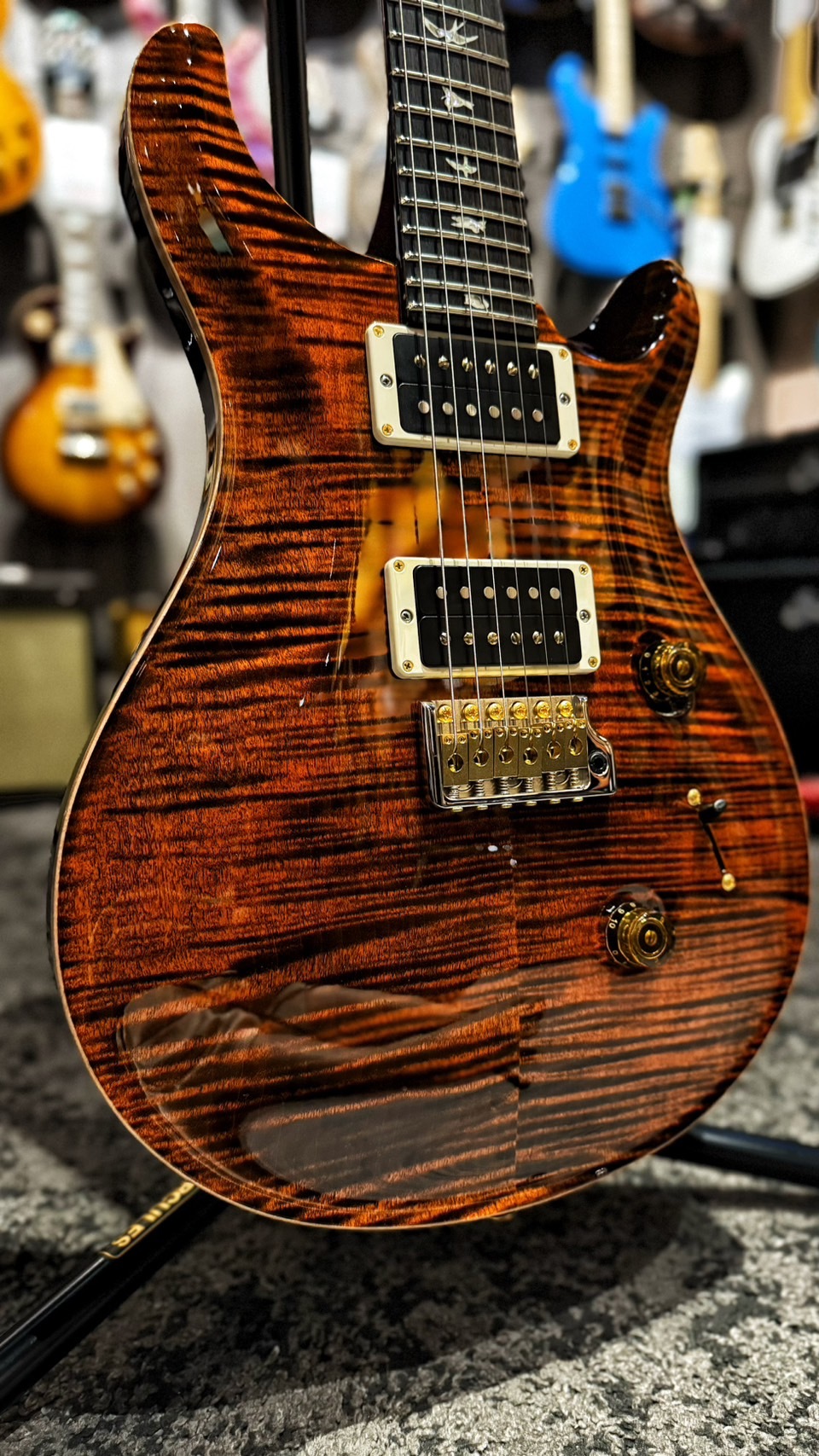 PRS Custom24 10Top Orange Tiger 公司貨【宛伶樂器】