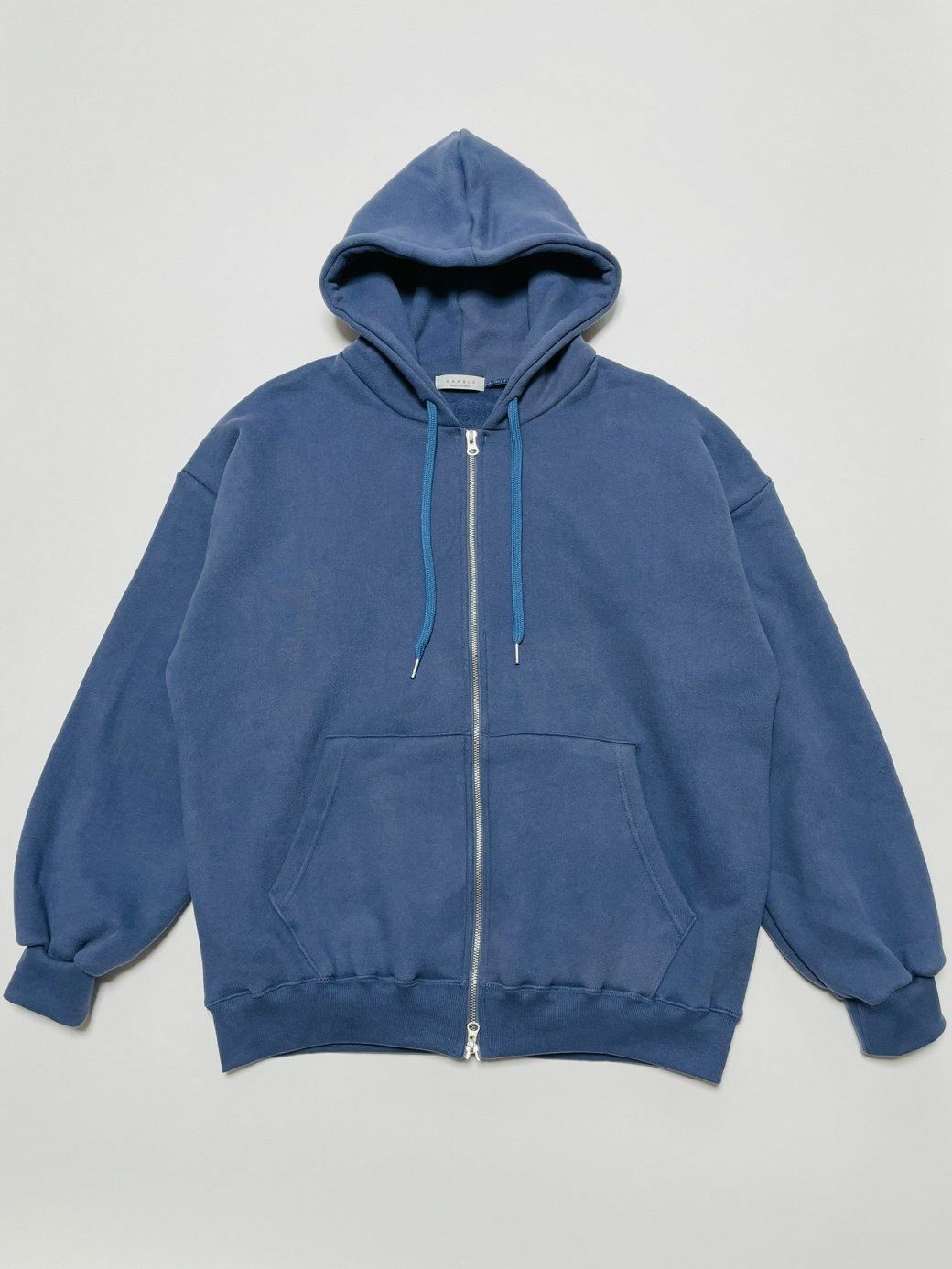 淨色連帽拉鍊外套(薄抓毛底) GAMBLE-030JK