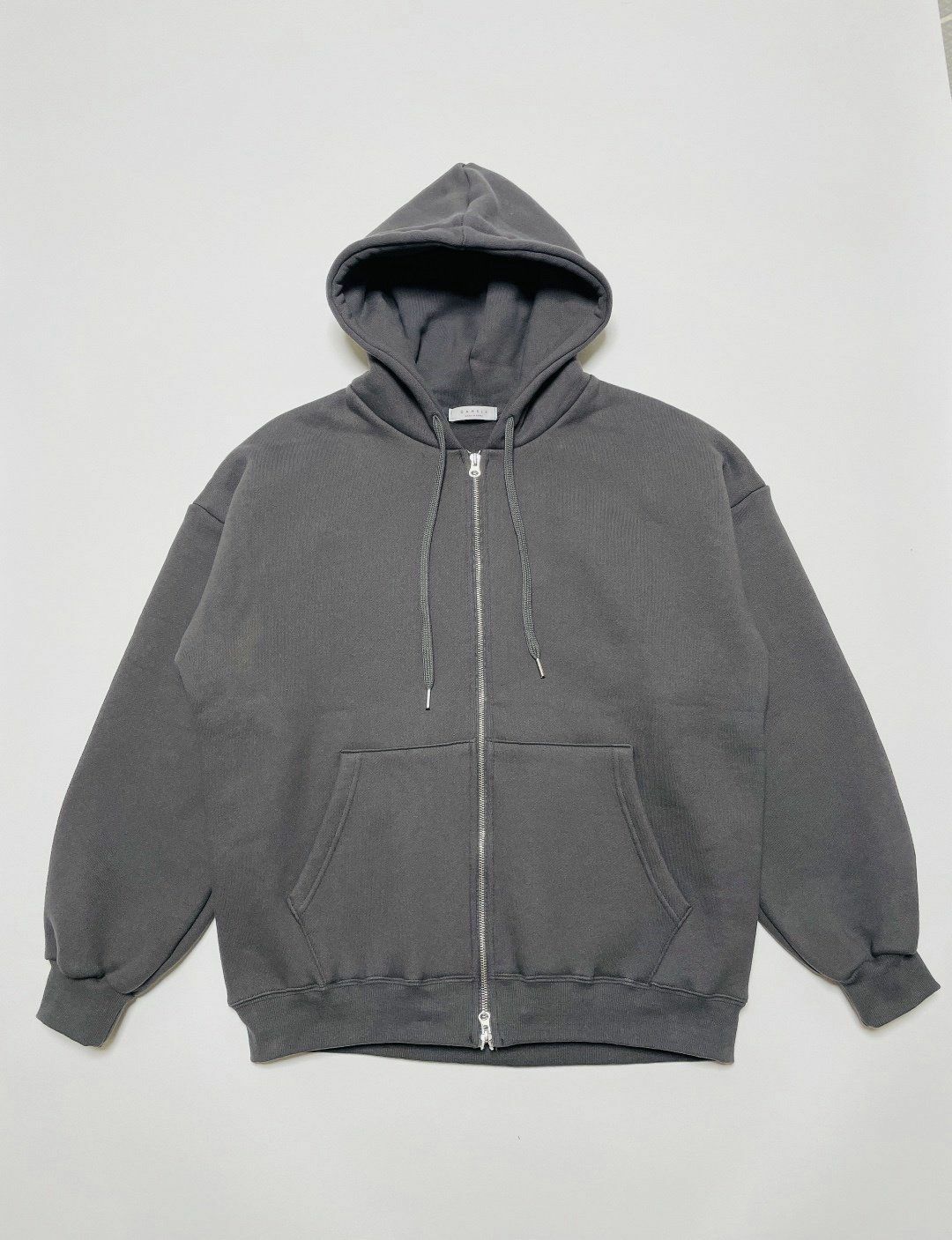 淨色連帽拉鍊外套(薄抓毛底) GAMBLE-030JK