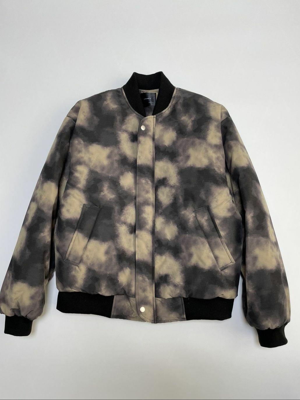 拼色拉鍊外套(薄夾棉) GAMBLE-031JK