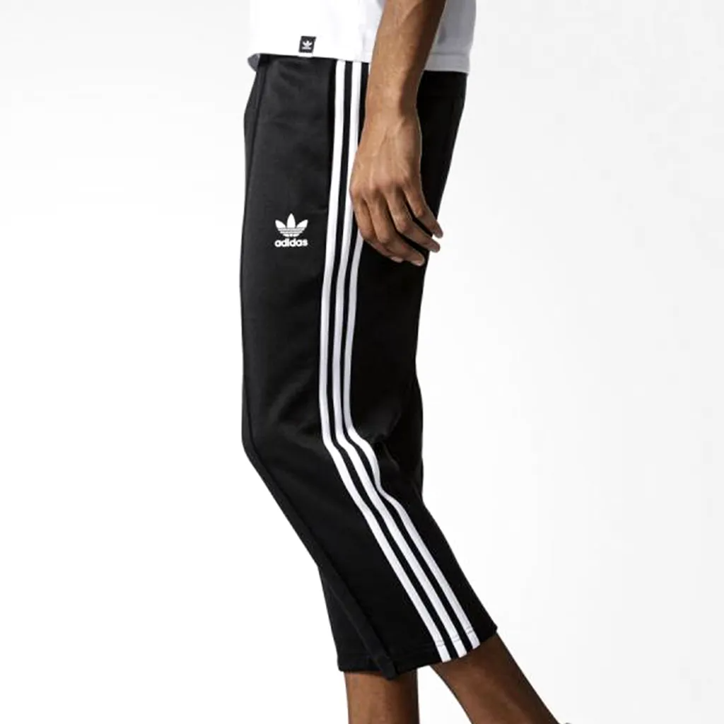 Adidas 三線經典 黑白 運動褲 長褲 BK0017