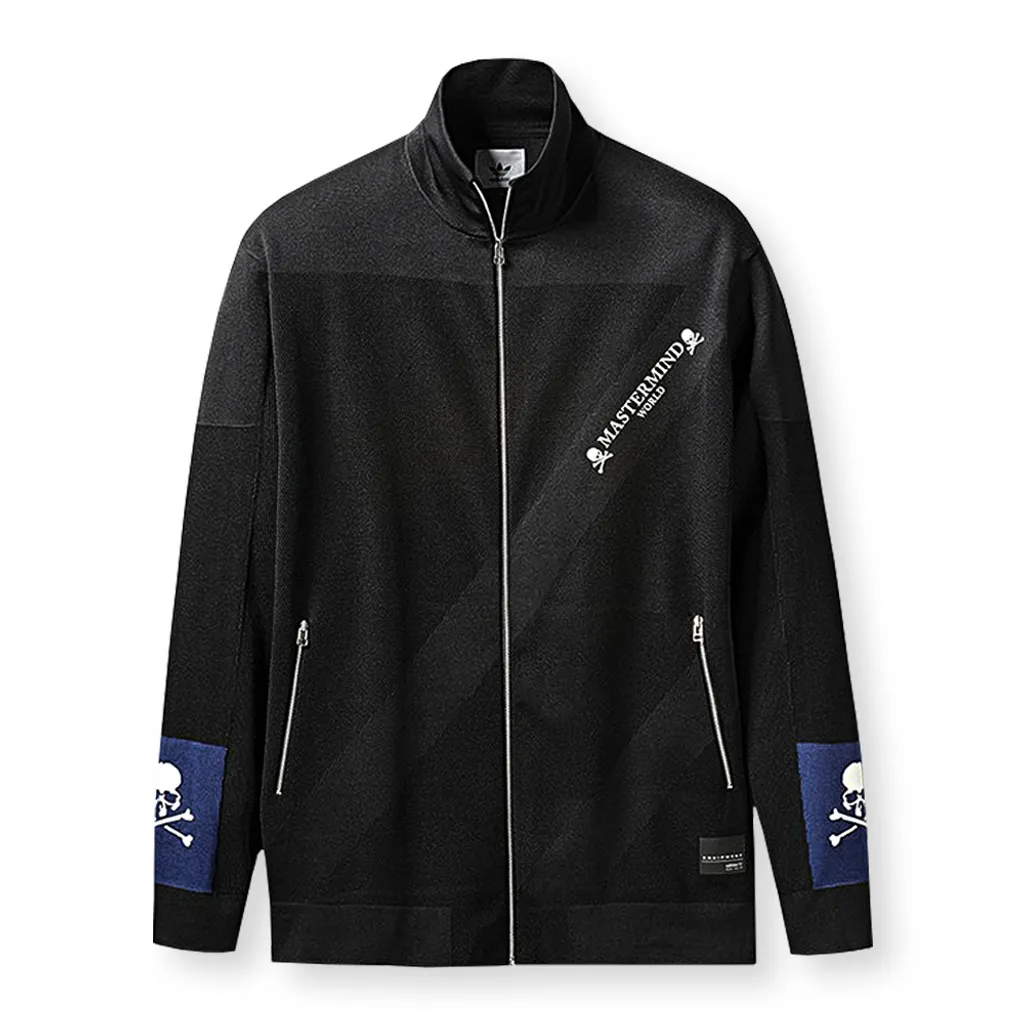 Adidas Mmw 高領 運動 外套 黑藍 骨頭 CG0752