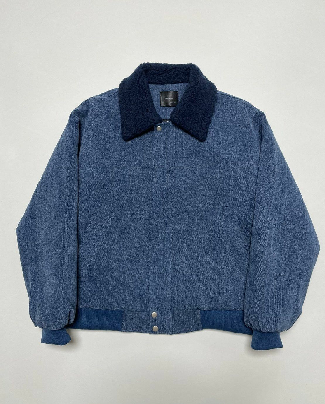 絨毛反領拉鍊外套(薄夾棉) GAMBLE-032JK