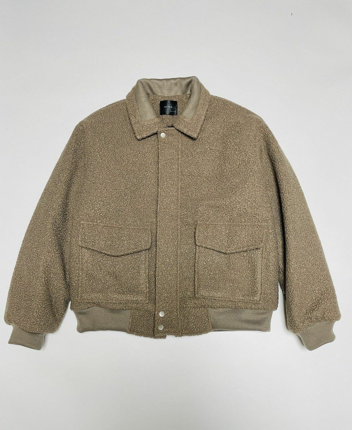 反領絨毛拉鍊外套GAMBLE-033JK