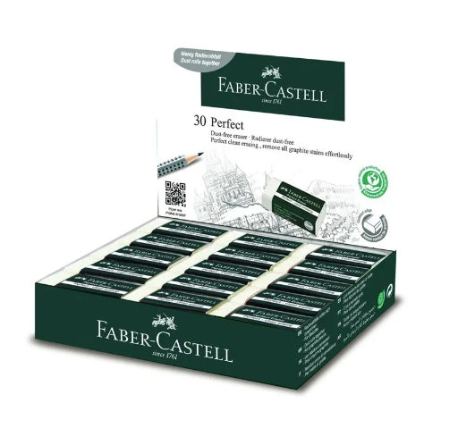 BTS 预购 Faber Castell Dust Free Eraser 7086 30 Pcs per box