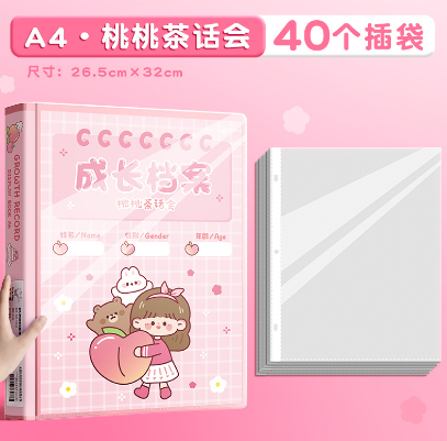 成长记录档案文件夹 40页