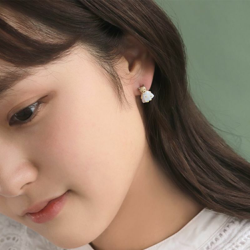 可愛貓咪耳環