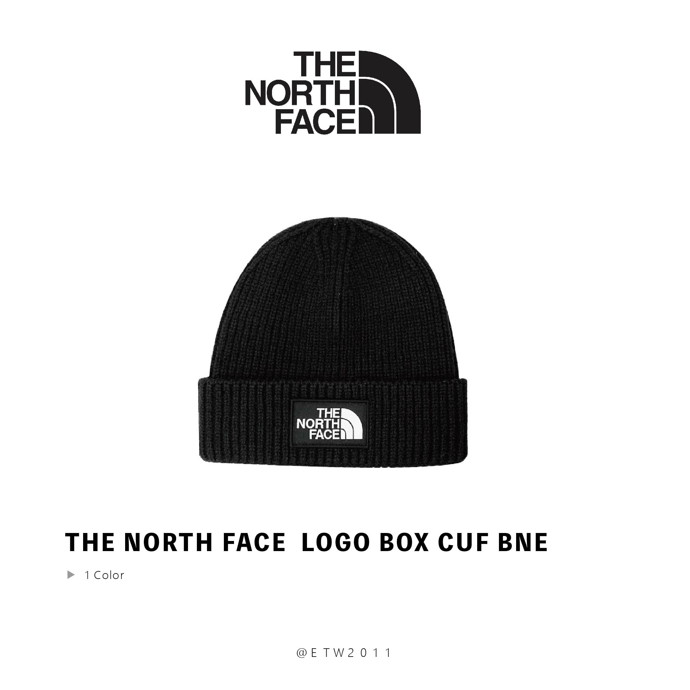 ☆ETW☆【EASY TO WEAR】The North Face TNF LOGO BOX CUF BNE  Beanie 中間LOGO 北臉 毛帽 針織帽