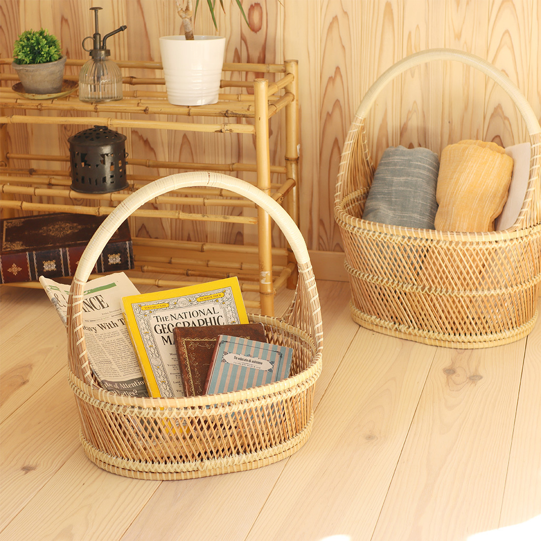 泰國天然竹籃