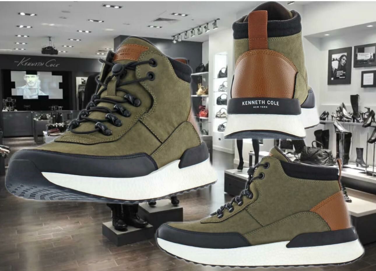 【現貨】Kenneth Cole F123004 男裝中筒鞋