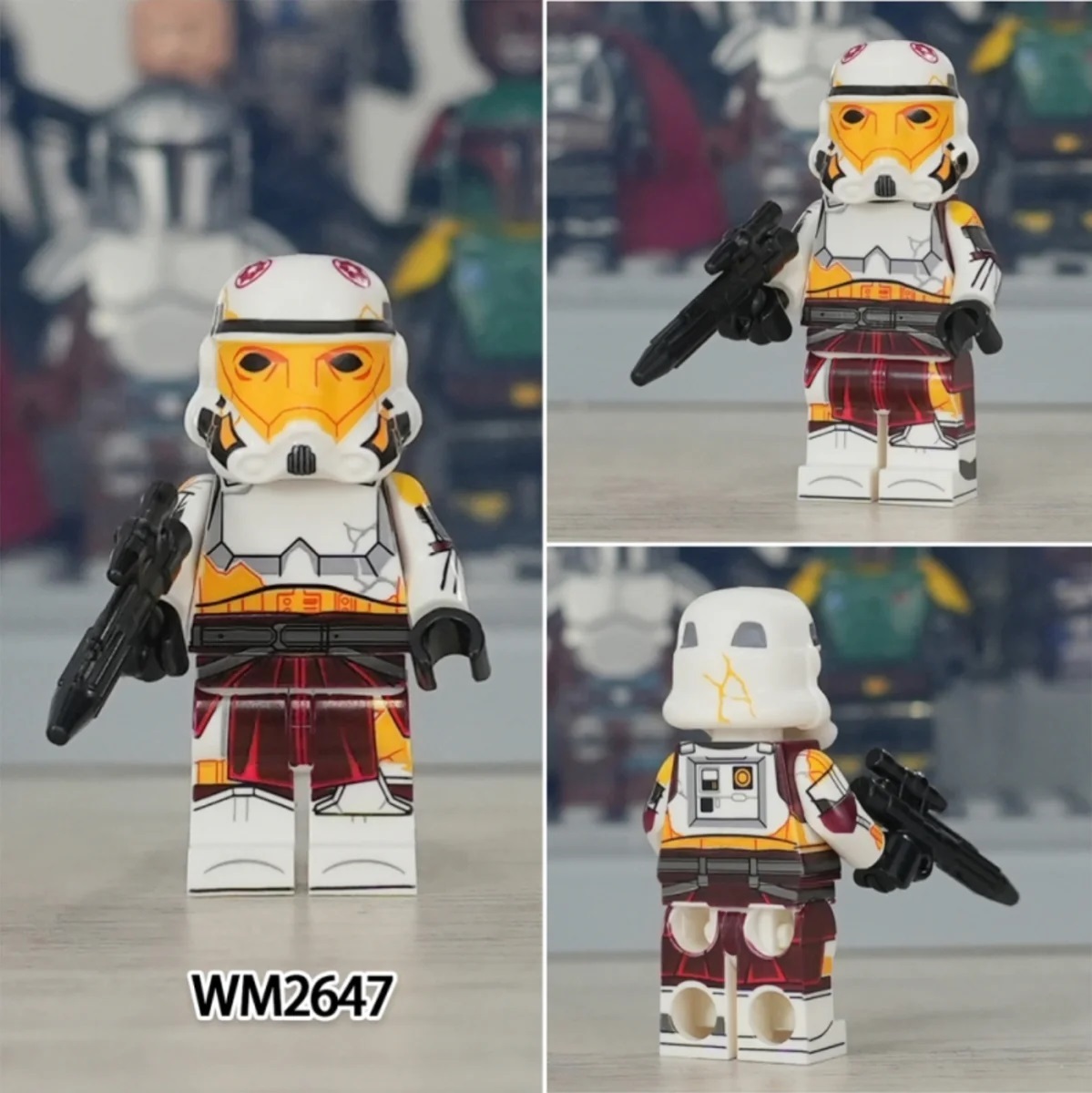 Captain Enoch Star Wars Custom Minifigures Minifigs Fit Lego WM2647