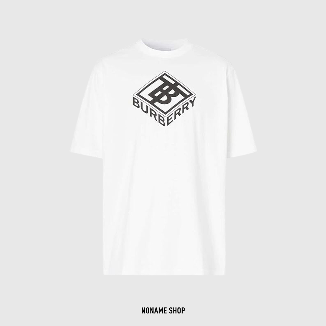BURBERRY GRAPHIC COTTON TEE 白色 (男款)