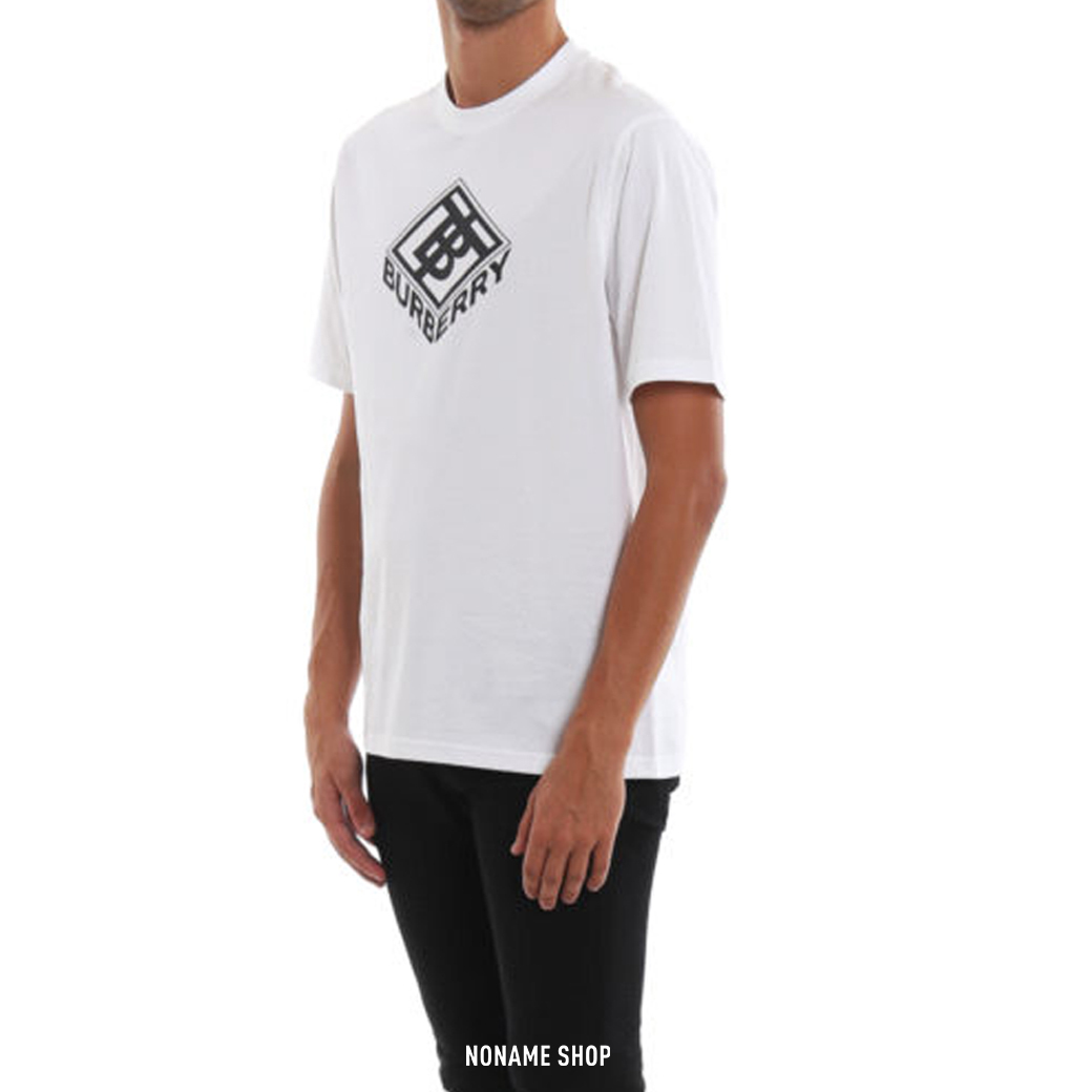 BURBERRY GRAPHIC COTTON TEE 白色 (男款)