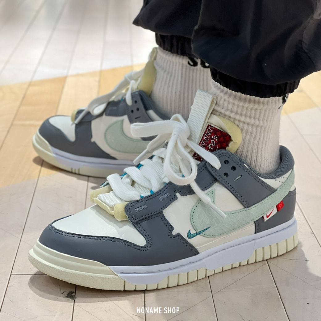 NIKE DUNK LOW JUMBO CNY 龍年 限定 解構 青灰米白 (男款)
