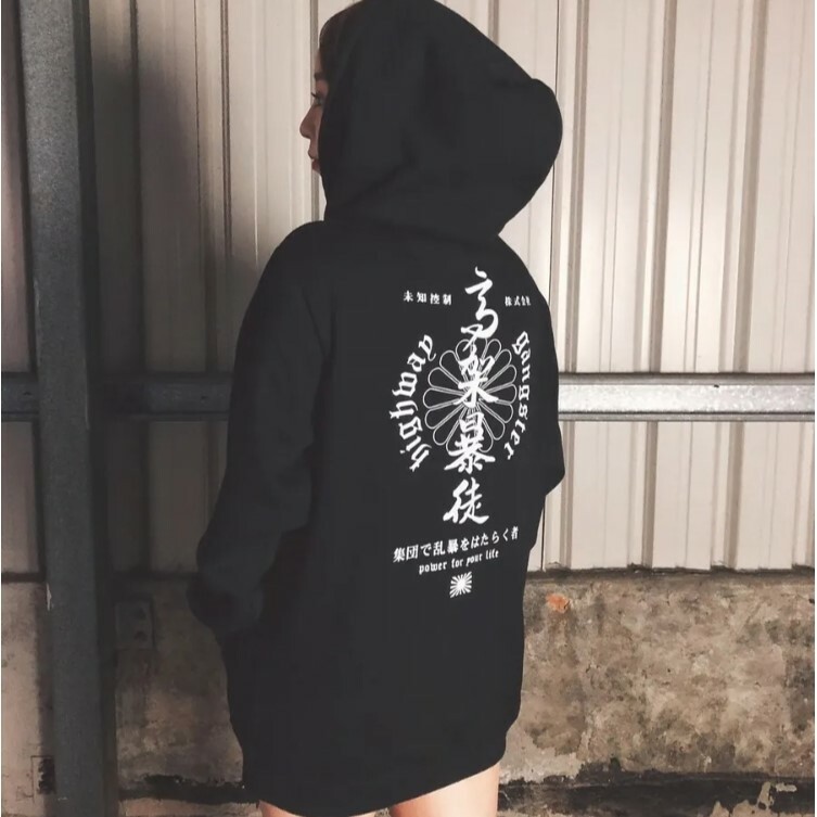 XCTRL 高架暴徒帽T-黑