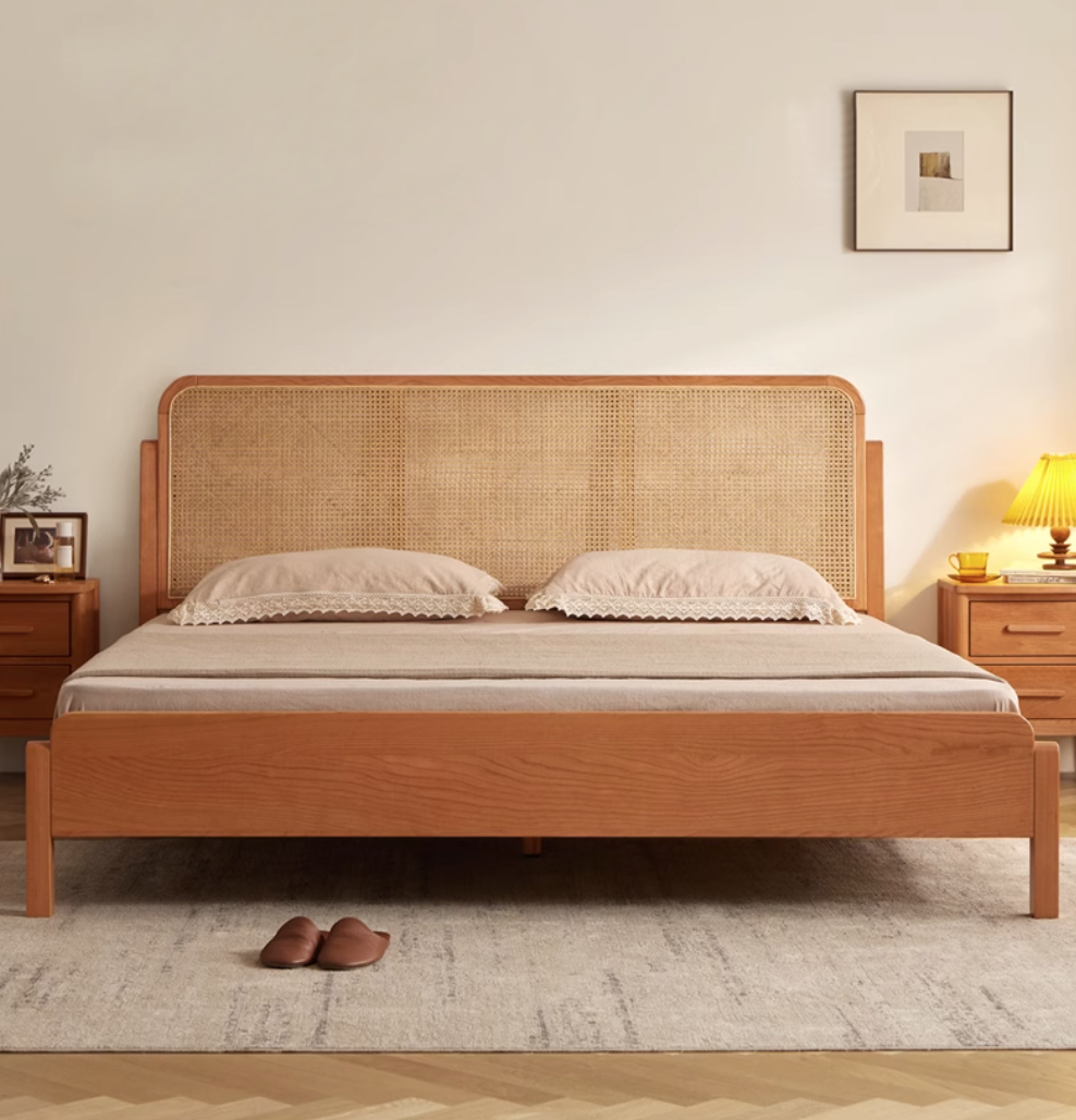 晴曉藤編床架YT-L9011