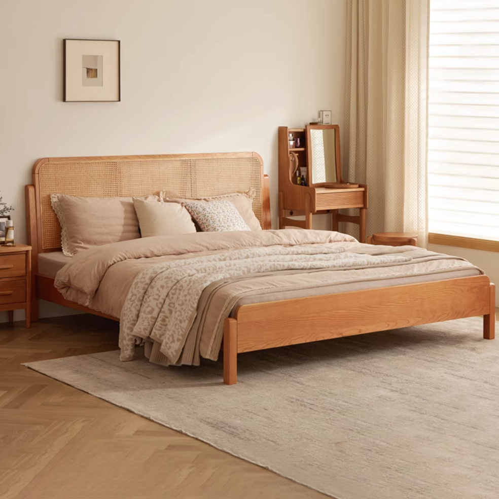 晴曉藤編床架YT-L9011