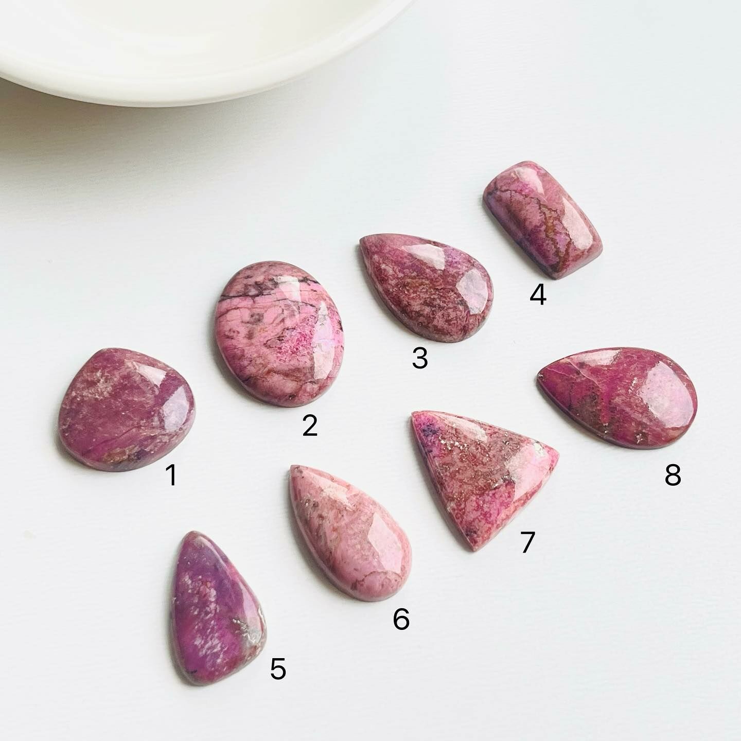 [原石] 鈷方解石 水晶蛋面