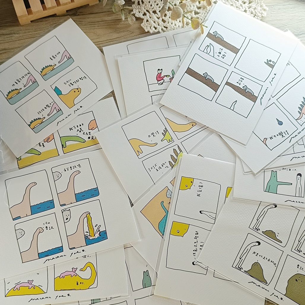 馬卡龍腳趾．四格故事明信片 多款