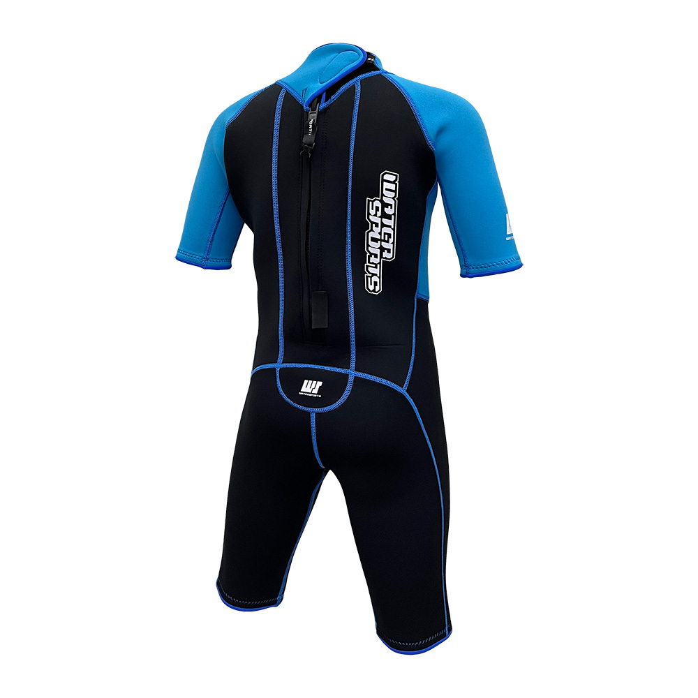 3.5mm 兒童 SBR 游泳連身保暖衣 - 淺藍