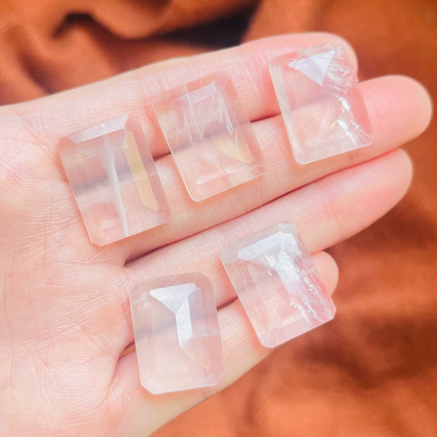 [原石] 粉晶 水晶墜面