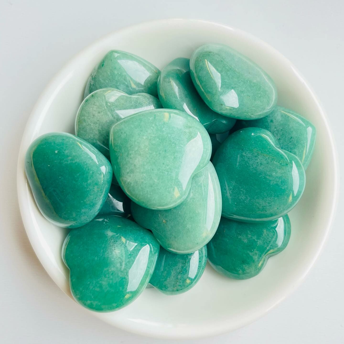 [原石] 東陵玉 水晶愛心