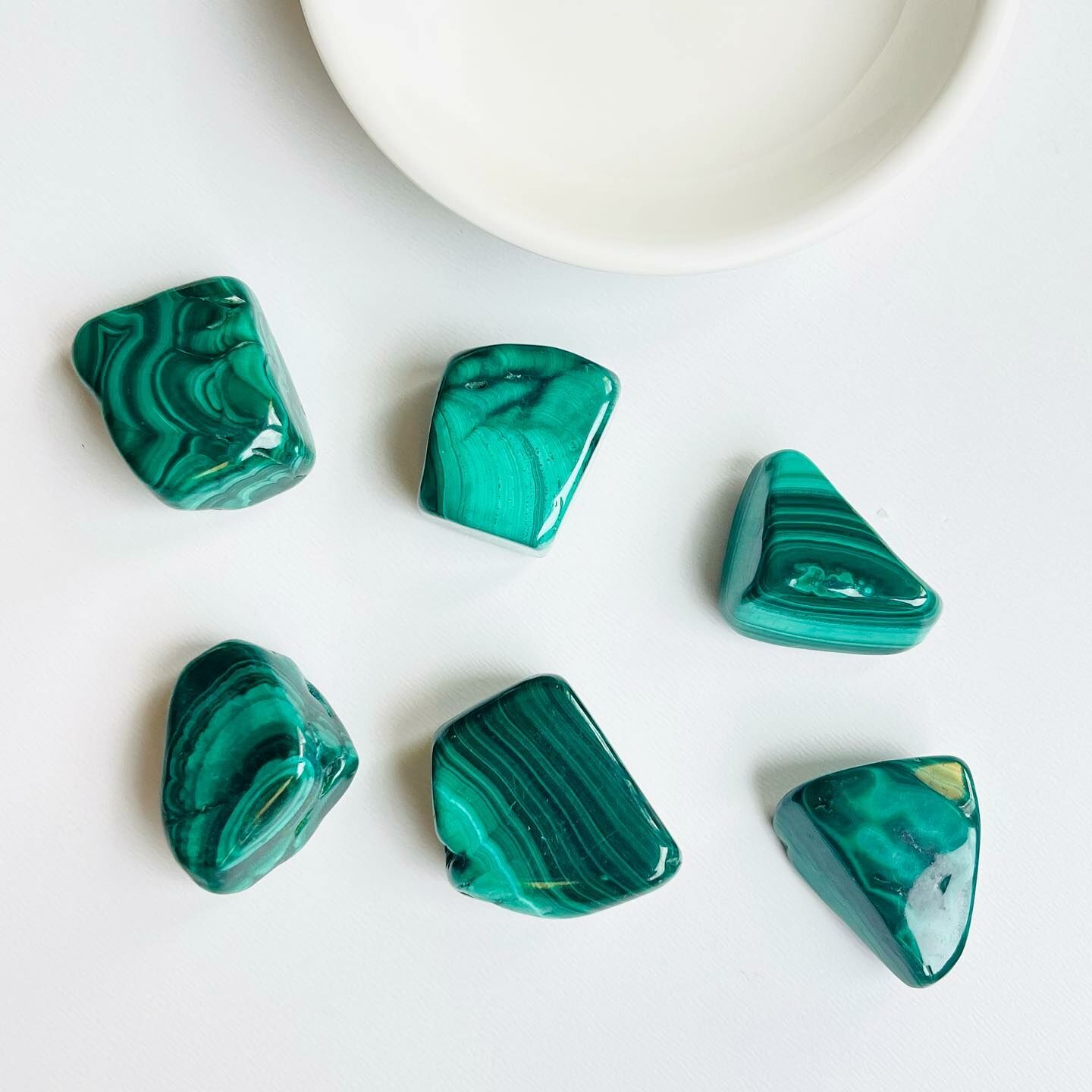 [原石] 孔雀石 滾石