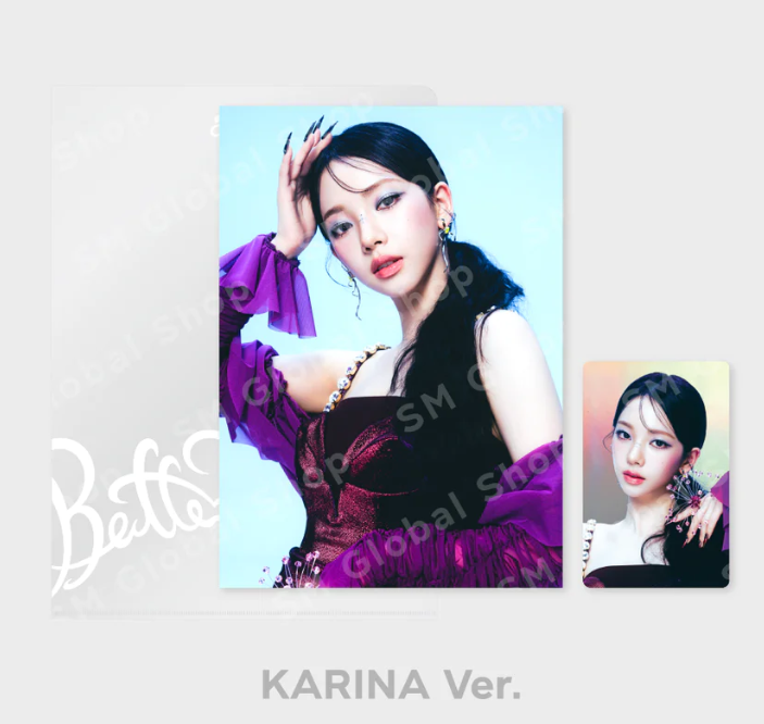 Aespa [Better Things] POSTCARD + HOLOGRAM PHOTO CARD SET