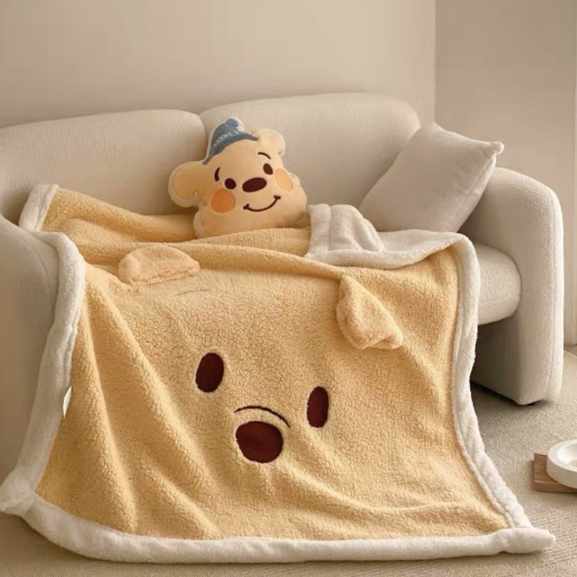 迪士尼限定 正版授權 毛毯 羊羔毛 小熊維尼 草莓熊 黛西 唐老鴨 跳跳虎 路西法 / 現貨