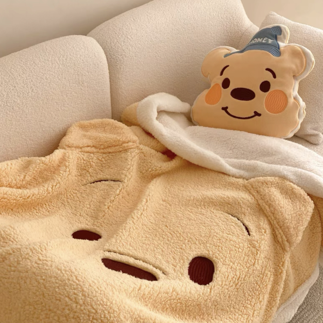 迪士尼限定 正版授權 毛毯 羊羔毛 小熊維尼 草莓熊 黛西 唐老鴨 跳跳虎 路西法 / 現貨