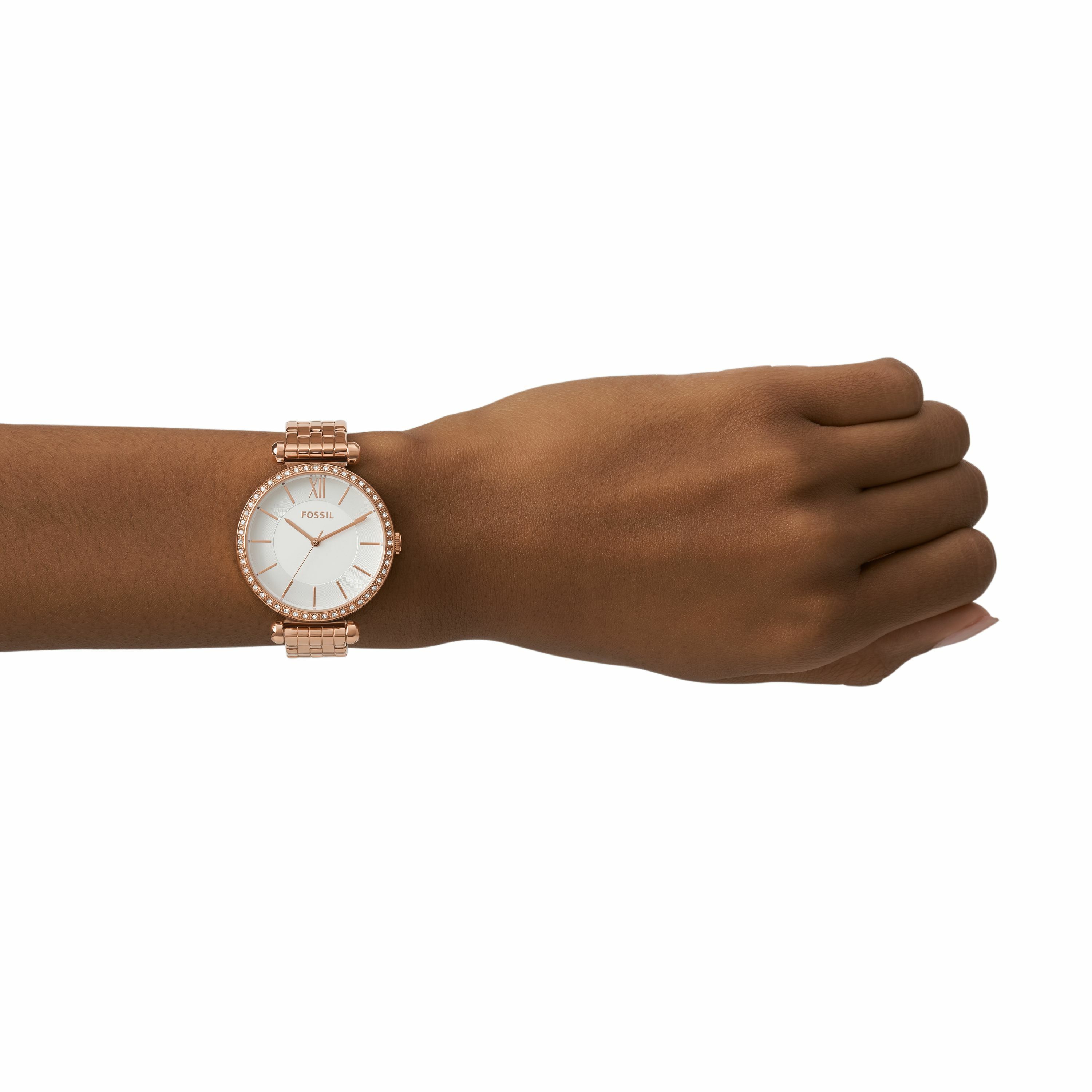 Tillie 鑲鑽細緻女錶 玫瑰金不鏽鋼鍊帶 36mm BQ3497