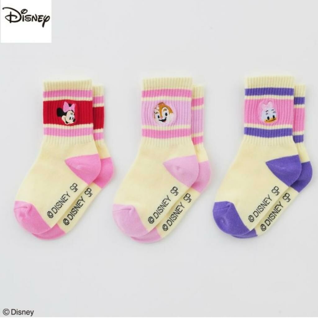 (現貨) 🇯🇵100%日本直送 Disney 襪仔set (15-20cm, 1set 3pair)
