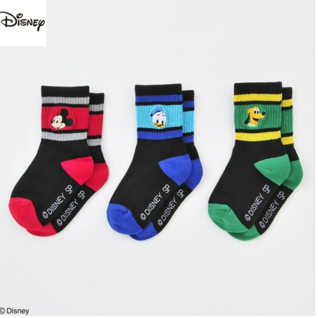 (現貨) 🇯🇵100%日本直送 Disney 襪仔set (15-20cm, 1set 3pair)