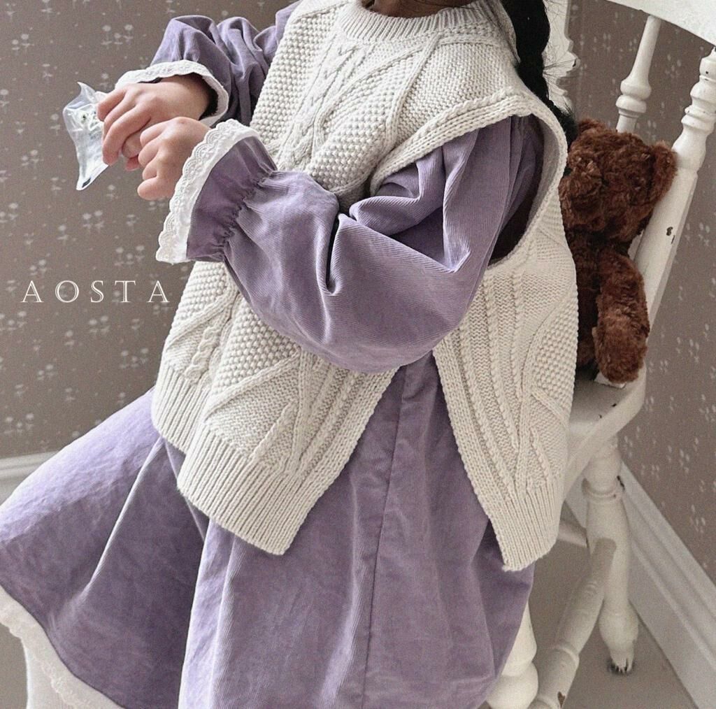 (現貨)  韓國製Aosta童裝 背心