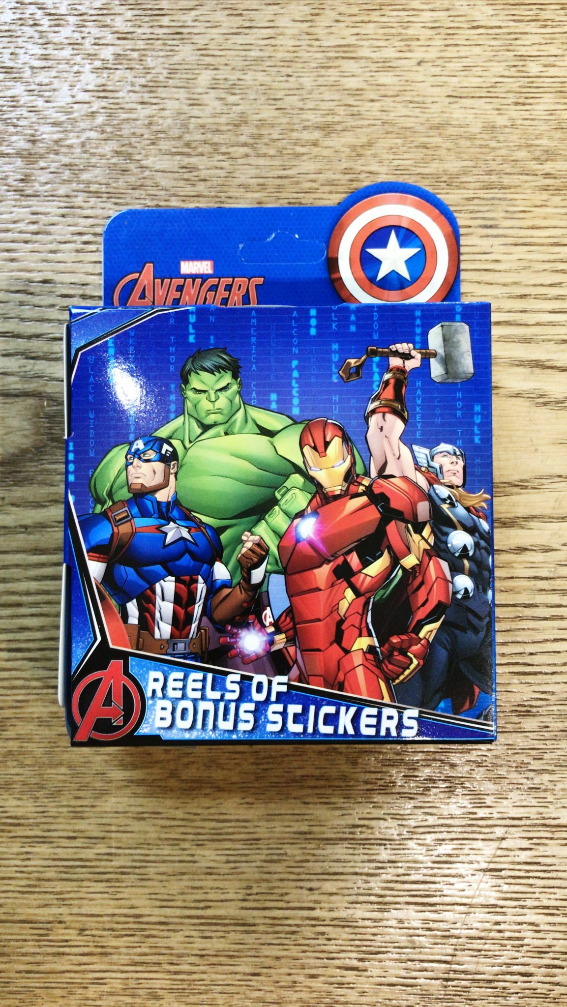 Avengers 獎勵貼紙