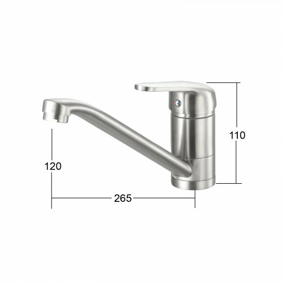日日商 龍頭系列 不鏽鋼廚房無鉛龍頭 ED-KS83507