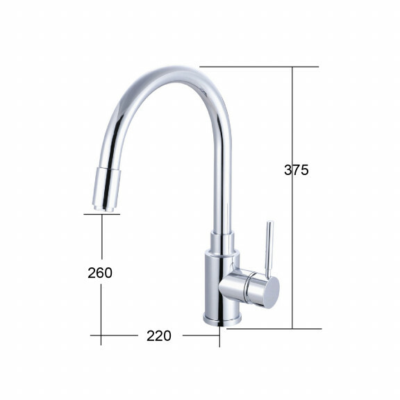日日商 龍頭系列 伸縮廚房龍頭 ED-K11311