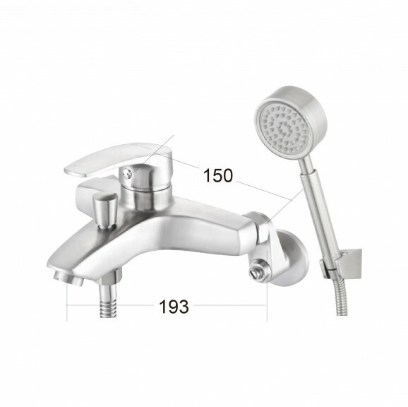 日日商 龍頭系列 不鏽鋼沐浴龍頭 ED-HS4018-01