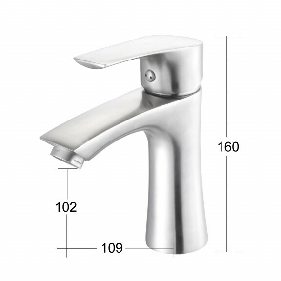 日日商 龍頭系列 不鏽鋼面盆龍頭 ED-FS20173A