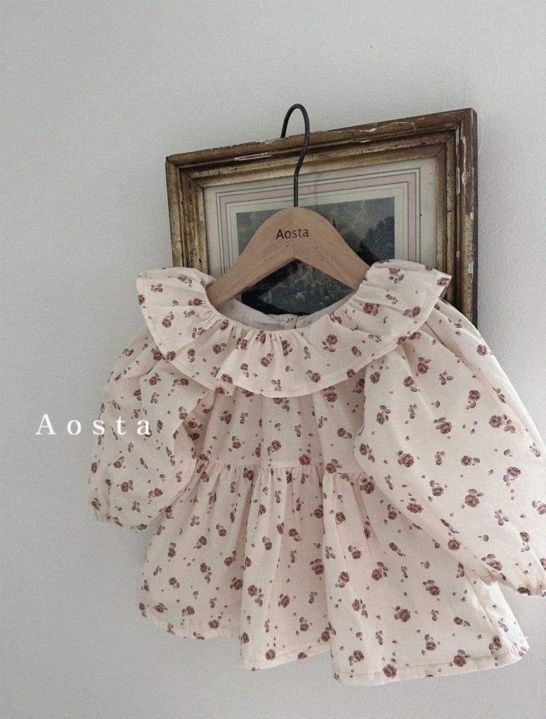 (現貨)  韓國直送碎花花ruffle Top