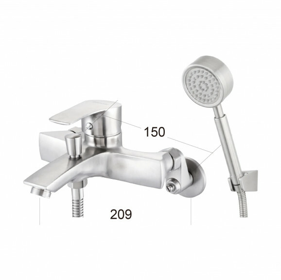 日日商 龍頭系列 不鏽鋼沐浴龍頭 ED-HS4017A-01