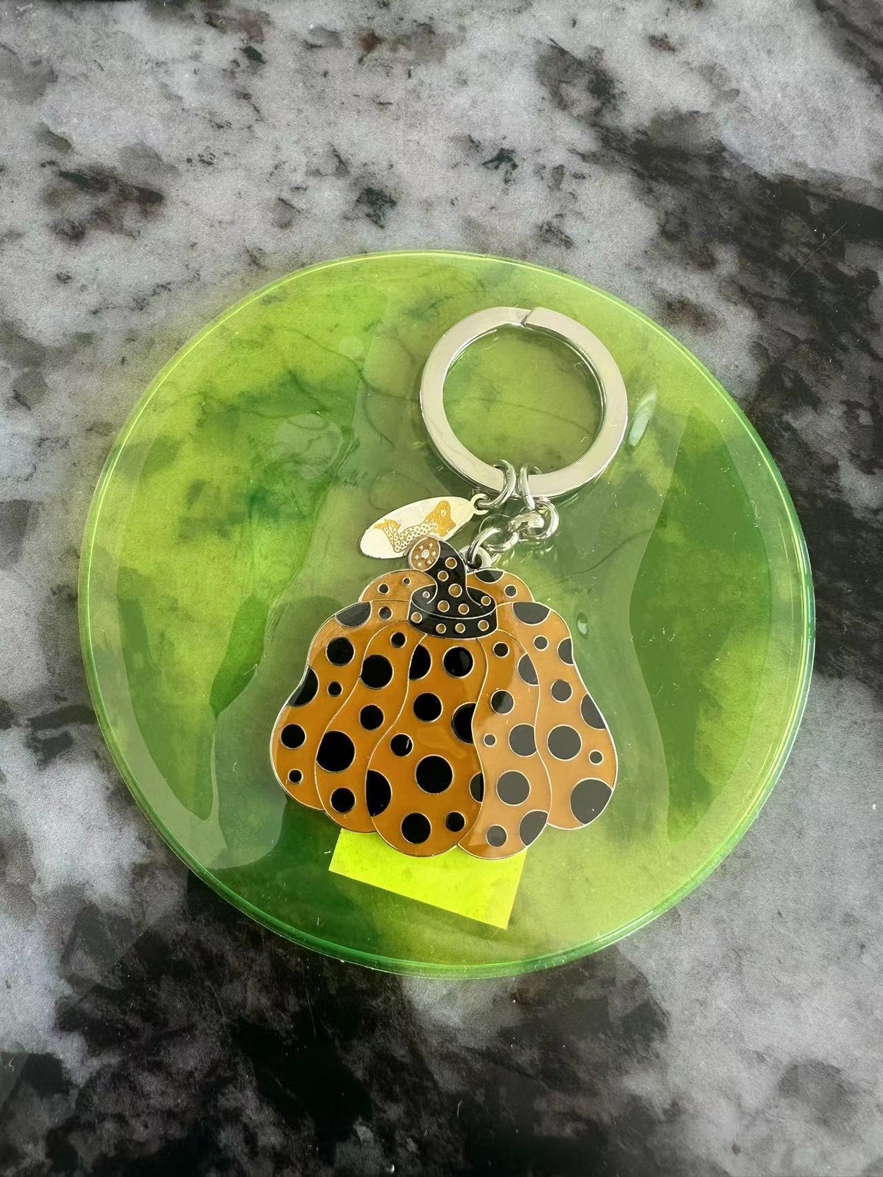 草間彌生黃色南瓜鎖匙扣 -T