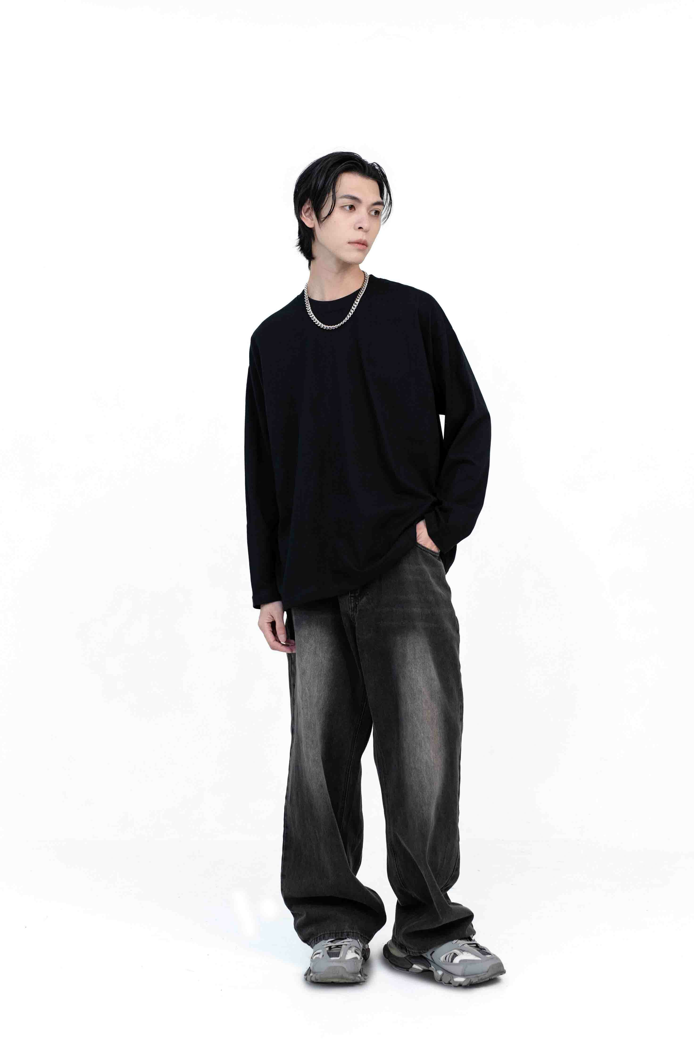 SIMON MADE TL-2376 16支 精梳棉 380G 台灣製造 薄長袖  外穿內搭 皆合適