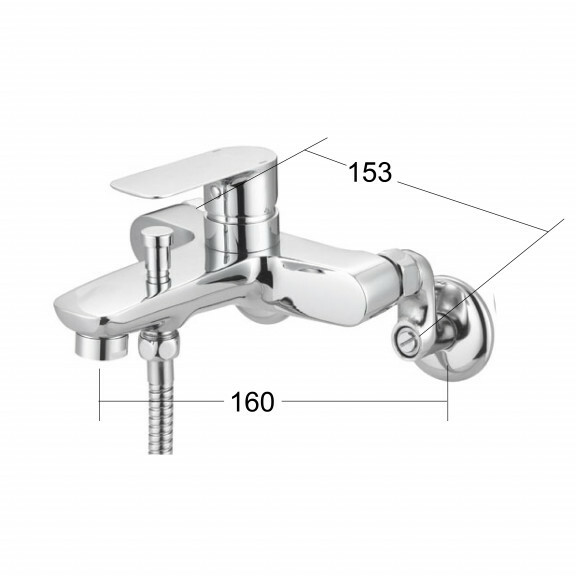 日日商 龍頭系列 沐浴龍頭組 ED-H20753A